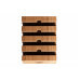 Socle de rangement pour 4 disques d'affûtage de rechange HORL® en chêne