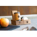 Socle de rangement pour 4 disques d'affûtage de rechange HORL® en chêne