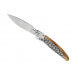 Couteau pliant K2.08M manche olivier et acier décor mosaïque 11,5cm
