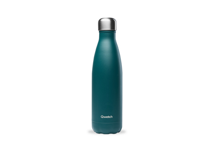 Bouteille isotherme Qwetch Matt &eacute;meraude - 500ml