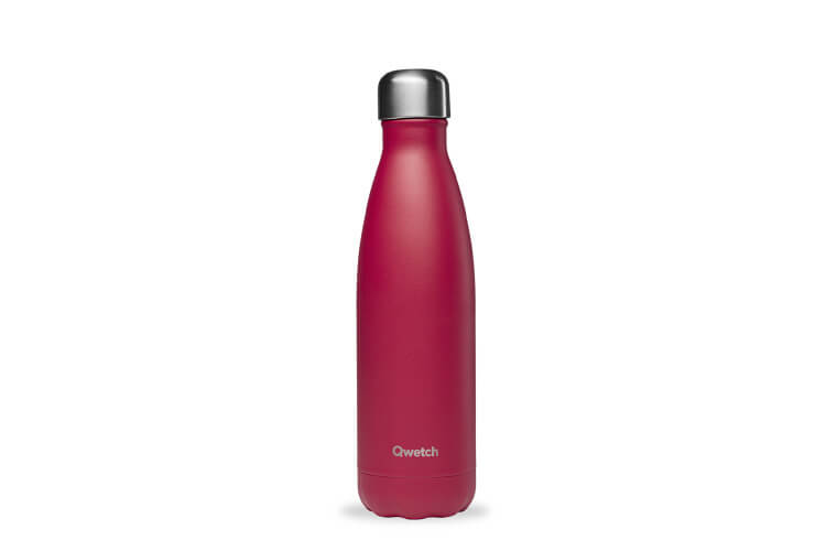 Bouteille isotherme Qwetch Matt framboise