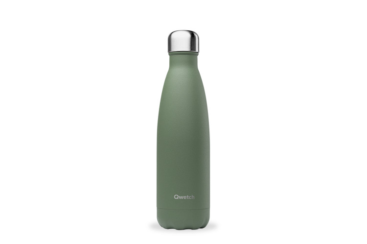 Bouteille isotherme Qwetch Granite Kaki