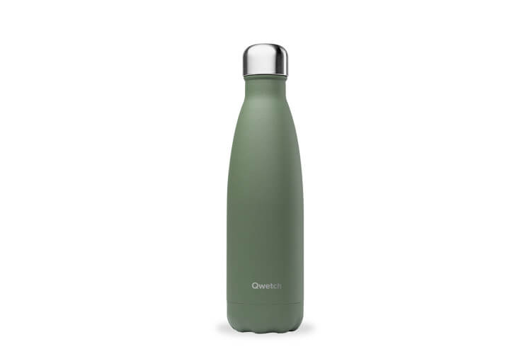 Bouteille isotherme Qwetch Granite Kaki