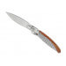 Couteau pliant K2.11M manche sandalwood et acier décor rosaces 11,5cm