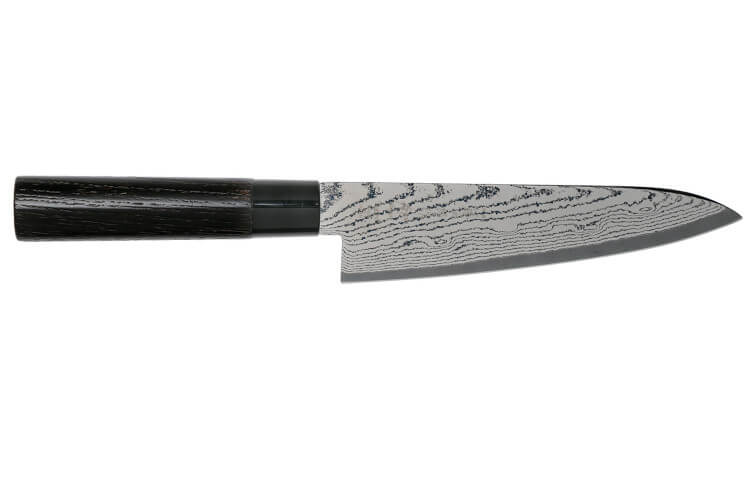 Couteau de chef Tojiro Shippu Black Damas lame 18cm