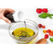 Huilier / vinaigrier OXO en verre avec bec verseur anti goutte