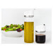 Huilier / vinaigrier OXO en verre avec bec verseur anti goutte