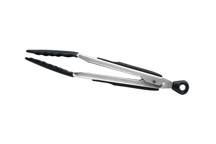 Pince de service acier et silicone 22 cm
