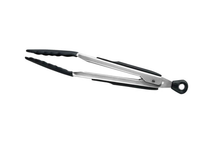 Pince de service acier et silicone 22 cm