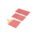 3 emballages cire d'abeille Westmark Maja avec bouton + corde de fermeture