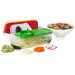 Set 2 râpes + 1 éminceur + 1 spiralizer avec récupérateur OXO