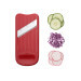 Set 2 râpes + 1 éminceur + 1 spiralizer avec récupérateur OXO