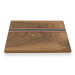 Planche à découper artisanale Kuïstot Riverside Mini en noyer 30x20x2cm