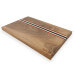 Planche à découper artisanale Kuïstot Riverside Mini en noyer 30x20x2cm