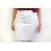 Tablier de cuisinier demi chef Deren 100% coton blanc