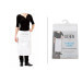 Tablier de cuisinier chef Deren 100% coton blanc