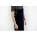 Tablier valet professionnel 100% coton noir 100 x 100cm