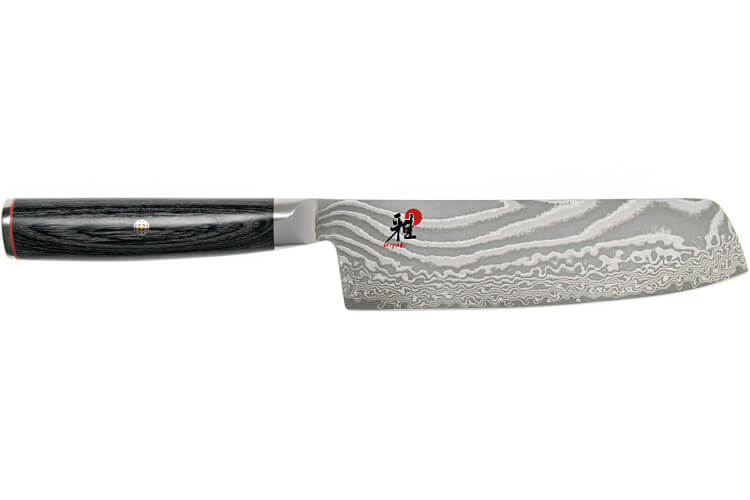 Couteau Nakiri japonais Miyabi 5000FCD lame 17cm damas 48 couches manche pakkawood