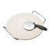 Set pierre à pizza Kichencraft World of Flavours avec roulette à pizza - 32cm