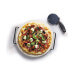 Set pierre à pizza Kichencraft World of Flavours avec roulette à pizza - 32cm