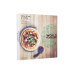Set pierre à pizza Kichencraft World of Flavours avec roulette à pizza - 32cm