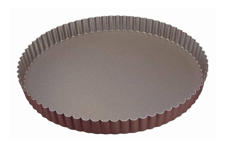 Tourti&egrave;re ronde cannel&eacute;e Gobel fond fixe - Diam&egrave;tre 26cm