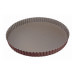 Tourtière ronde cannelée Gobel fond fixe - Diamètre 26cm