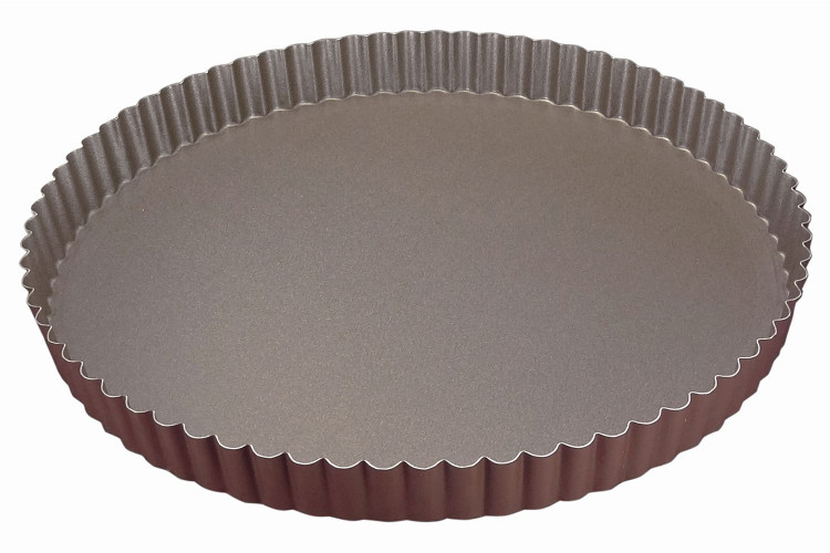 Tourti&egrave;re ronde cannel&eacute;e Gobel fond fixe - Diam&egrave;tre 30cm