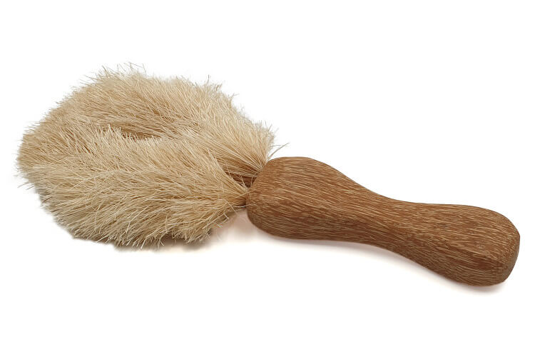 Brosse à vaisselle naturelle Cookut en sisal avec manche