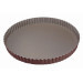 Tourtière ronde cannelée Gobel fond fixe - Diamètre 28cm