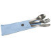 Couverts nomades Cookut Nabu en inox avec pochette
