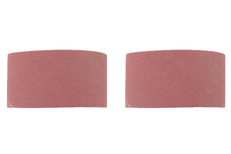 Kit de 2 bandes grains &eacute;pais 120 pour Aiguiseur Fischer &agrave; bandes
