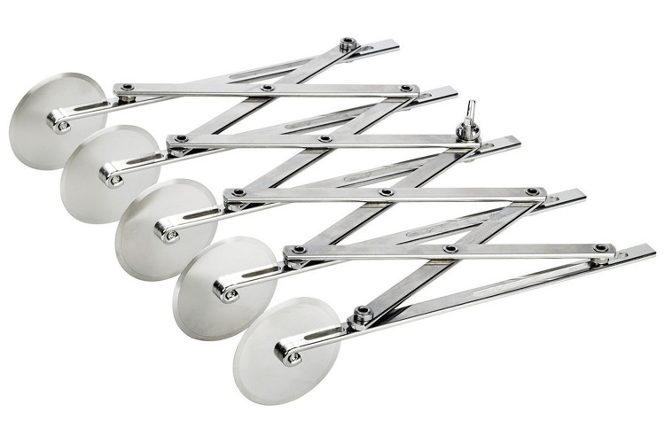 Rouleau multicoupe m&eacute;tal simple 5 roulettes lisses 
