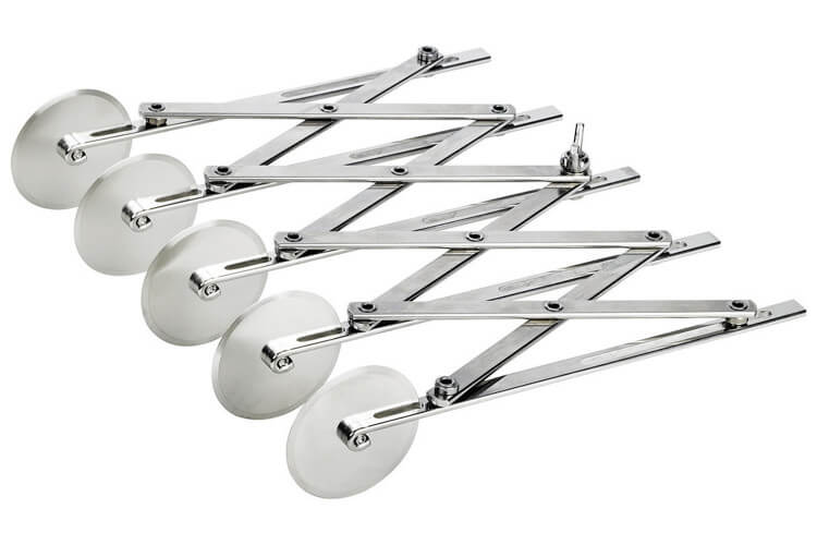 Rouleau multicoupe métal simple 5 roulettes lisses 