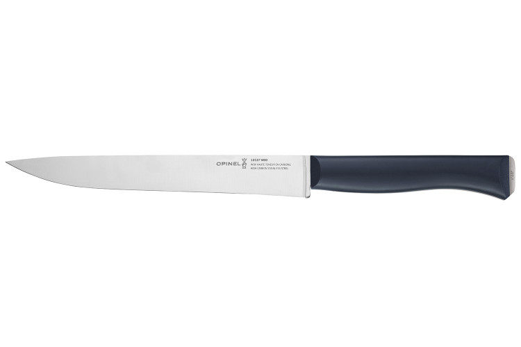 Couteau tranchelard Intempora Opinel n&deg;227 lame 20cm manche bleu marine