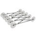 Rouleau multicoupe métal double 5 roulettes lisses et 5 roulettes cannelées acier inox