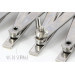 Rouleau multicoupe métal simple 7 roulettes lisses acier inox