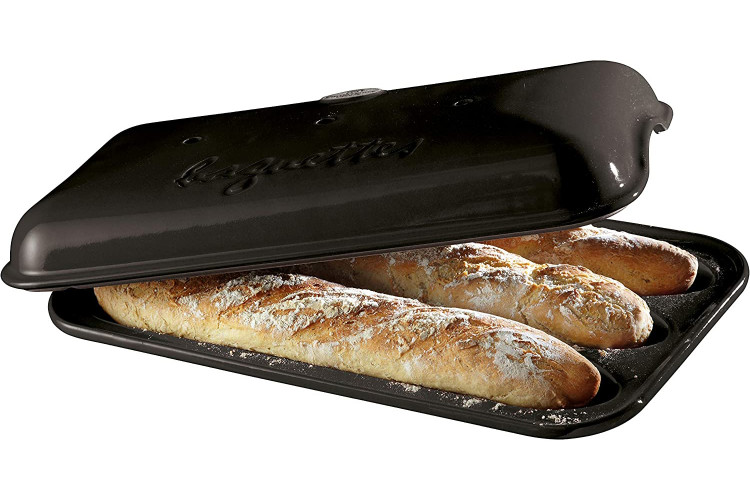 Moule &agrave; baguettes Emile Henry en c&eacute;ramique