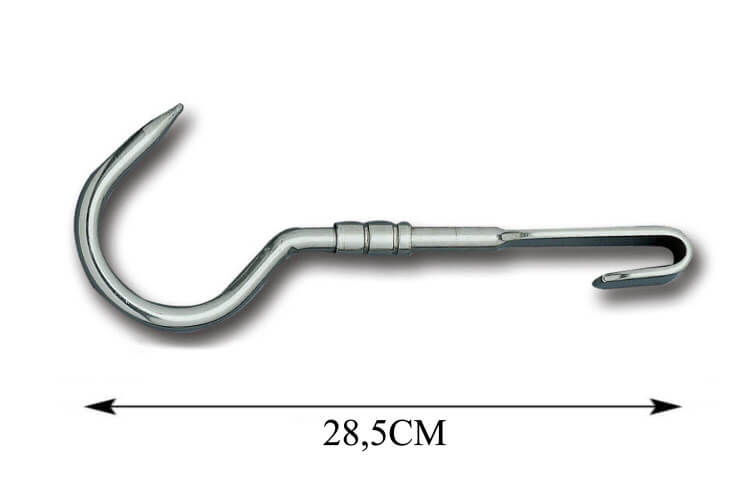 Crochet tournant Fischer Bargoin pour barres de 15mm capacité 150kg