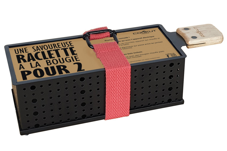 Service &agrave; raclette &agrave; la bougie Cookut Lumi Duo pour 2