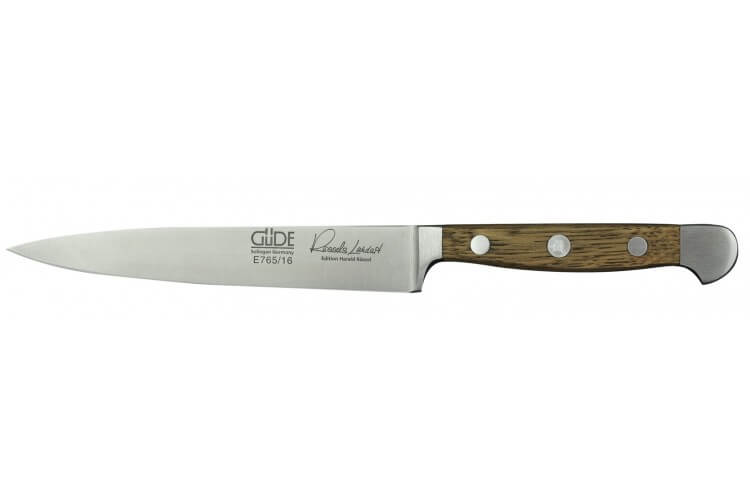 Couteau à découper Güde Alpha Chêne 16cm en acier forgé E765/16