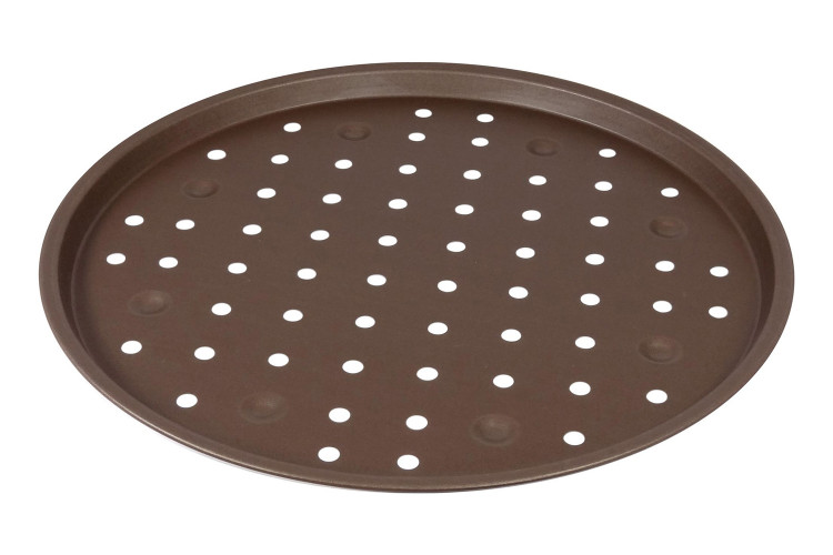 Plaque &agrave; pizza perfor&eacute;e Gobel en acier