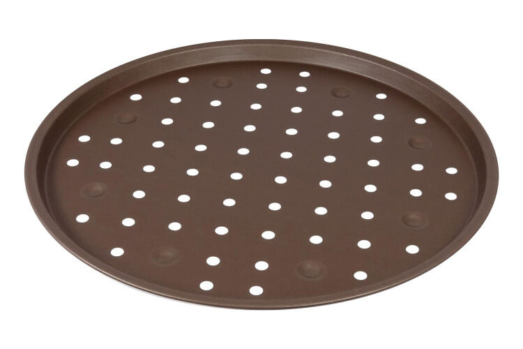 Plaque à pizza perforée Gobel en acier