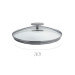Couvercle en verre bombé Cristel Platine
