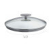 Couvercle en verre bombé Cristel Platine