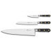 Pack spécial boulanger 3 couteaux français Sabatier Idéal inox 100% forgés laiton