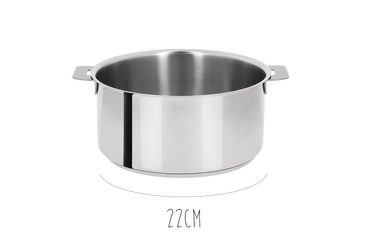Faitout Cristel Mutine Amovible en inox