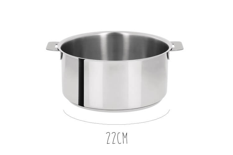 Faitout Cristel Mutine Amovible en inox