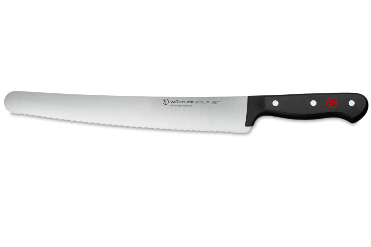 Couteau de p&acirc;tissier W&uuml;sthof Gourmet lame crant&eacute;e 26cm