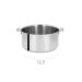 Set de 3 casseroles Cristel Mutine Amovible 16 à 20cm - Poignée couleur inclue